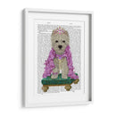 West Highland Terrier Con Tiara - Fab Funky | Cuadro decorativo de Canvas Lab