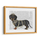 Dachshund Y Perlas - Fab Funky | Cuadro decorativo de Canvas Lab