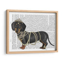 Dachshund Y Perlas - Fab Funky | Cuadro decorativo de Canvas Lab