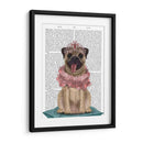 Princesa Pug En Cojín - Fab Funky | Cuadro decorativo de Canvas Lab