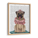 Princesa Pug En Cojín - Fab Funky | Cuadro decorativo de Canvas Lab