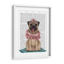 Princesa Pug En Cojín - Fab Funky | Cuadro decorativo de Canvas Lab