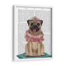 Princesa Pug En Cojín - Fab Funky | Cuadro decorativo de Canvas Lab