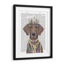 Weimaraner Con Tiara - Fab Funky | Cuadro decorativo de Canvas Lab