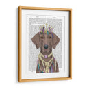 Weimaraner Con Tiara - Fab Funky | Cuadro decorativo de Canvas Lab
