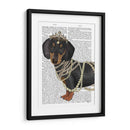 Dachshund Y Tiara - Fab Funky | Cuadro decorativo de Canvas Lab