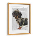 Dachshund Y Tiara - Fab Funky | Cuadro decorativo de Canvas Lab