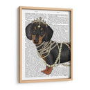 Dachshund Y Tiara - Fab Funky | Cuadro decorativo de Canvas Lab