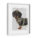 Dachshund Y Tiara - Fab Funky | Cuadro decorativo de Canvas Lab