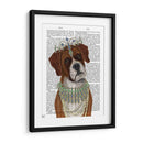 Boxeador Y Tiara, Retrato - Fab Funky | Cuadro decorativo de Canvas Lab