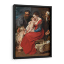 La Sagrada Familia con Santos Isabel y Juan Bautista - Peter Paul Rubens | Cuadro decorativo de Canvas Lab