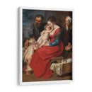 La Sagrada Familia con Santos Isabel y Juan Bautista - Peter Paul Rubens | Cuadro decorativo de Canvas Lab