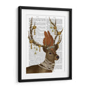 Ciervos Con Campanas De Oro - Fab Funky | Cuadro decorativo de Canvas Lab