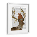 Ciervos Con Campanas De Oro - Fab Funky | Cuadro decorativo de Canvas Lab