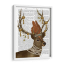 Ciervos Con Campanas De Oro - Fab Funky | Cuadro decorativo de Canvas Lab