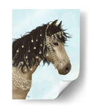 Horse Buckskin Con Brida Enjoyada - Fab Funky | Cuadro decorativo de Canvas Lab