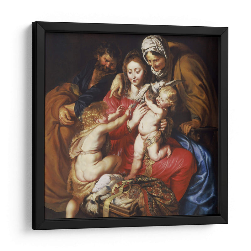 La Sagrada Familia con Santa Isabel, San Juan y una paloma - Peter Paul Rubens | Cuadro decorativo de Canvas Lab