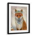 Zorro Con Tiara, Retrato - Fab Funky | Cuadro decorativo de Canvas Lab