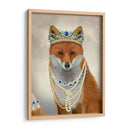 Zorro Con Tiara, Retrato - Fab Funky | Cuadro decorativo de Canvas Lab