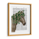 Porcelana De Caballo Con Hiedra. - Fab Funky | Cuadro decorativo de Canvas Lab