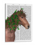 Castaño De Caballo Con Hiedra - Fab Funky | Cuadro decorativo de Canvas Lab