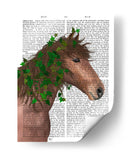 Castaño De Caballo Con Hiedra - Fab Funky | Cuadro decorativo de Canvas Lab