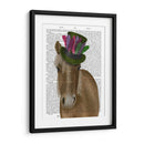 Caballo Con Sombrero De Plumas - Fab Funky | Cuadro decorativo de Canvas Lab