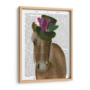 Caballo Con Sombrero De Plumas - Fab Funky | Cuadro decorativo de Canvas Lab