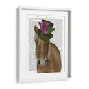 Caballo Con Sombrero De Plumas - Fab Funky | Cuadro decorativo de Canvas Lab
