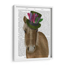 Caballo Con Sombrero De Plumas - Fab Funky | Cuadro decorativo de Canvas Lab