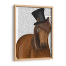Caballo Top Sombrero Y Monóculo - Fab Funky | Cuadro decorativo de Canvas Lab