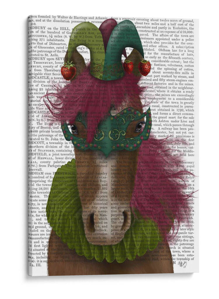 Caballo Fresa Tonto II - Fab Funky | Cuadro decorativo de Canvas Lab