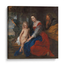 La Sagrada Familia con el loro - Peter Paul Rubens | Cuadro decorativo de Canvas Lab