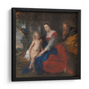 La Sagrada Familia con el loro - Peter Paul Rubens | Cuadro decorativo de Canvas Lab