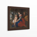 La Sagrada Familia con el loro - Peter Paul Rubens | Cuadro decorativo de Canvas Lab