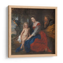 La Sagrada Familia con el loro - Peter Paul Rubens | Cuadro decorativo de Canvas Lab