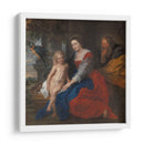 La Sagrada Familia con el loro - Peter Paul Rubens | Cuadro decorativo de Canvas Lab