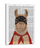 Super Llama - Fab Funky | Cuadro decorativo de Canvas Lab