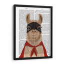 Super Llama - Fab Funky | Cuadro decorativo de Canvas Lab