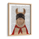 Super Llama - Fab Funky | Cuadro decorativo de Canvas Lab