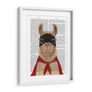 Super Llama - Fab Funky | Cuadro decorativo de Canvas Lab