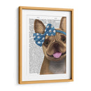 Bulldog Francés Y Arco Azul - Fab Funky | Cuadro decorativo de Canvas Lab
