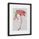 Flamingo Y Cóctel 1 - Fab Funky | Cuadro decorativo de Canvas Lab