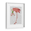 Flamingo Y Cóctel 1 - Fab Funky | Cuadro decorativo de Canvas Lab
