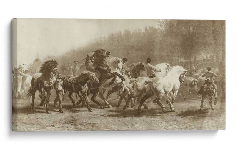 Feria De Caballos - Rosa Bonheur | Cuadro decorativo de Canvas Lab