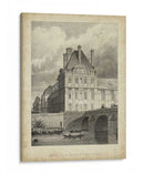 Pavillon De Flore Y Pont Royal - A. Pugin | Cuadro decorativo de Canvas Lab