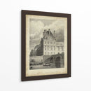 Pavillon De Flore Y Pont Royal - A. Pugin | Cuadro decorativo de Canvas Lab