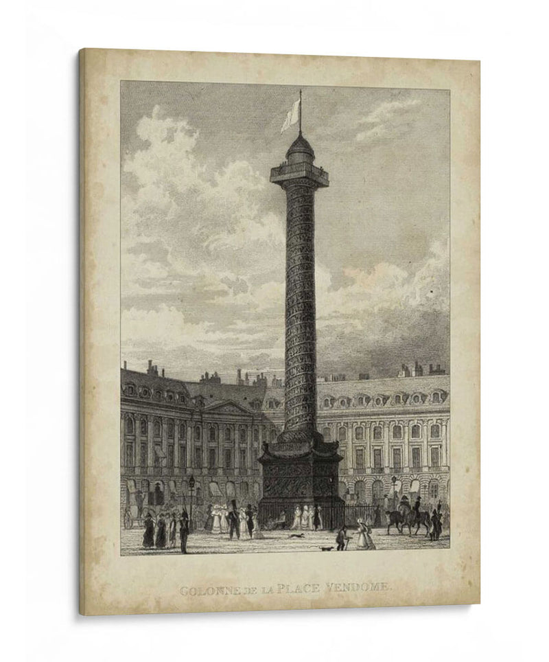 Colonne De La Place Vendome - A. Pugin | Cuadro decorativo de Canvas Lab