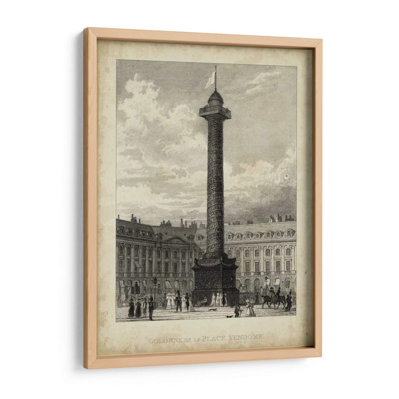 Colonne De La Place Vendome - A. Pugin | Cuadro decorativo de Canvas Lab