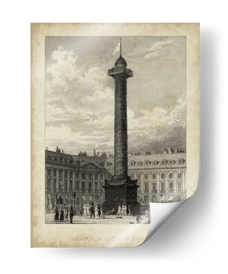 Colonne De La Place Vendome - A. Pugin | Cuadro decorativo de Canvas Lab